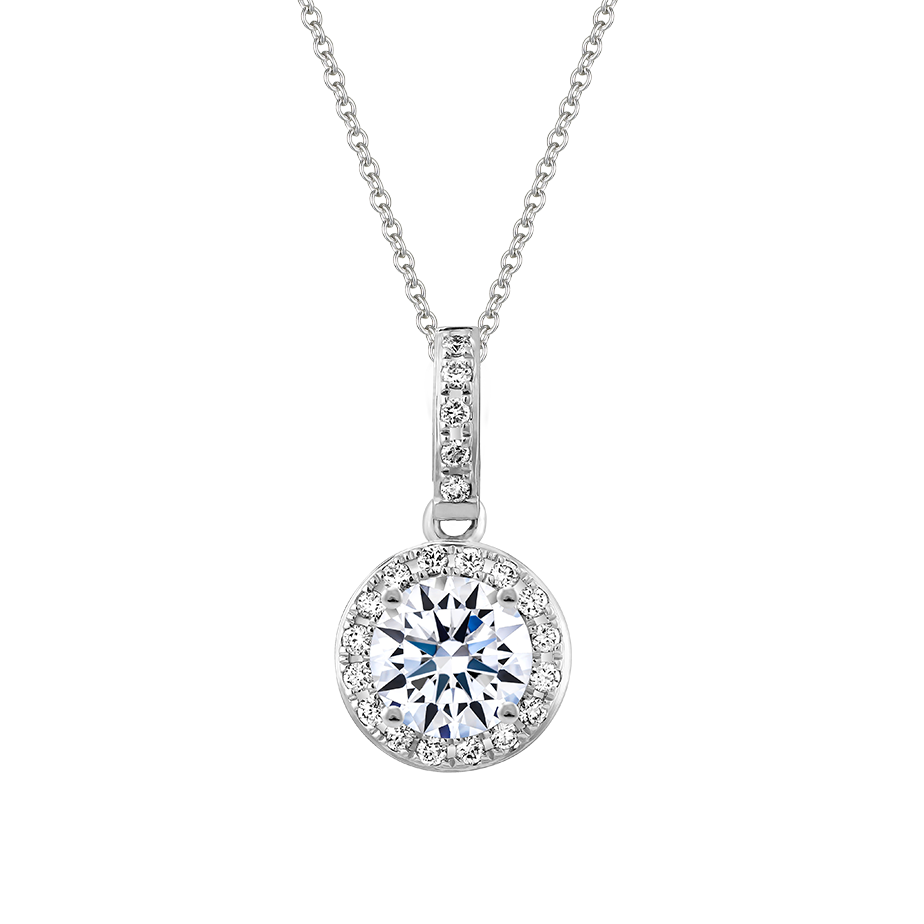 Mặt kim cương viên vàng 14K Evoke N GIA 2C
