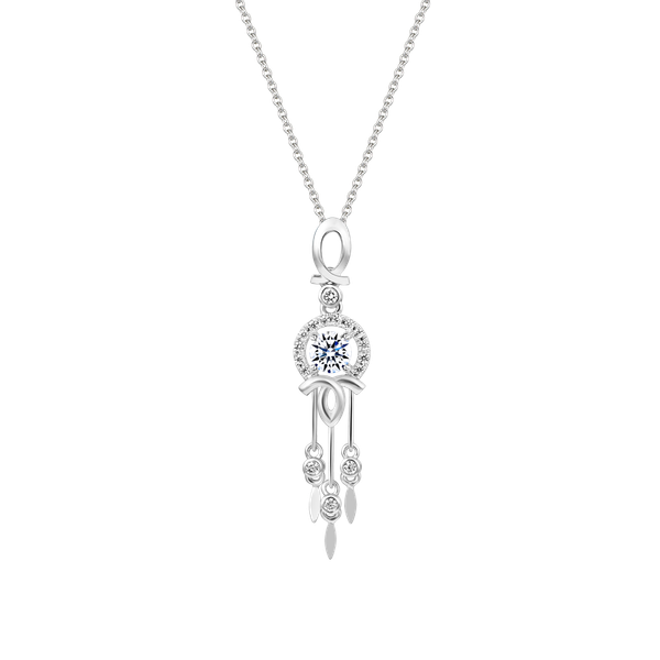 Mặt đính đá CZ vàng 14K Arrow N 3C