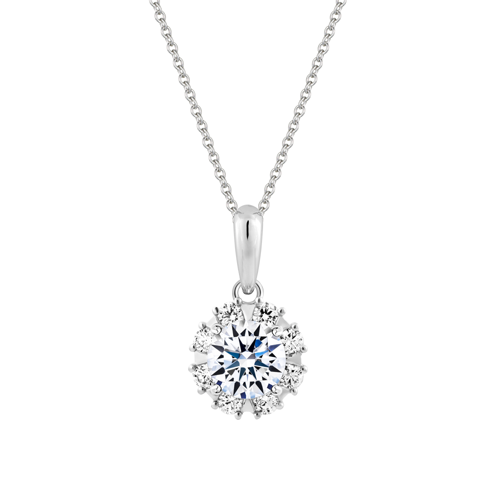 Mặt đính đá CZ vàng 14K Ardel N 1CT