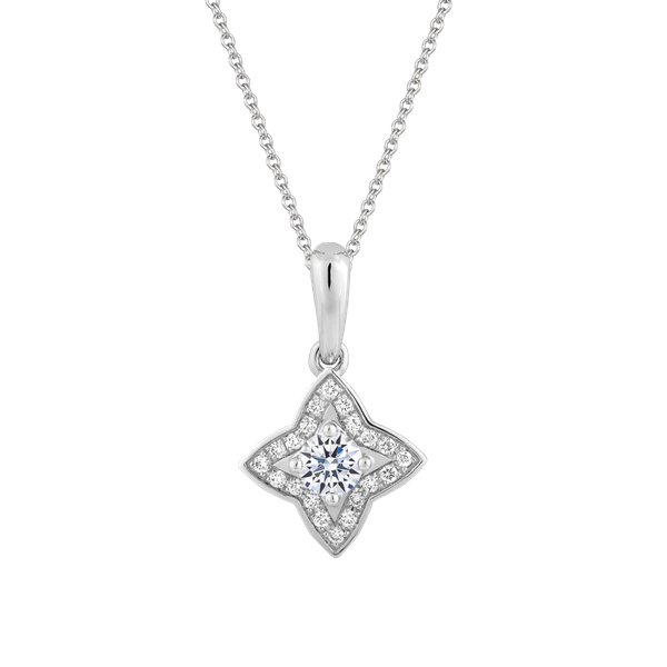 Ổ mặt kim cương tấm vàng 14K Lovely Star 3C