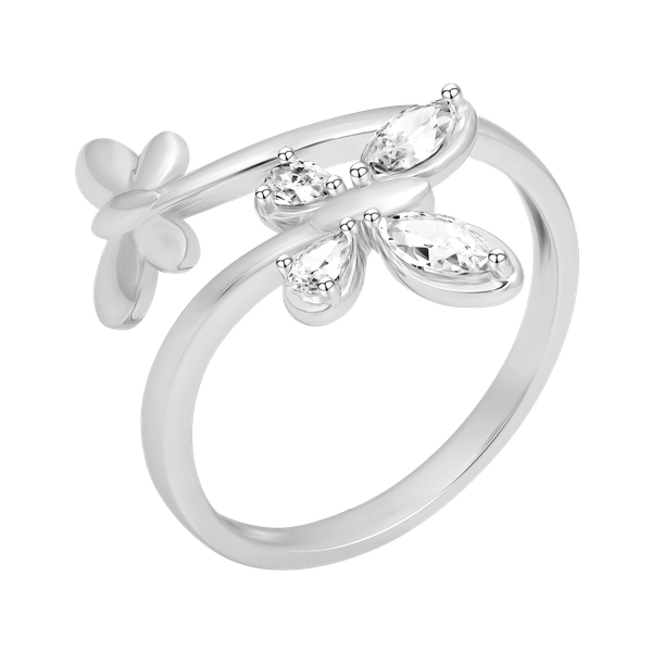 Nhẫn nữ đính đá CZ vàng 18K Tendenly