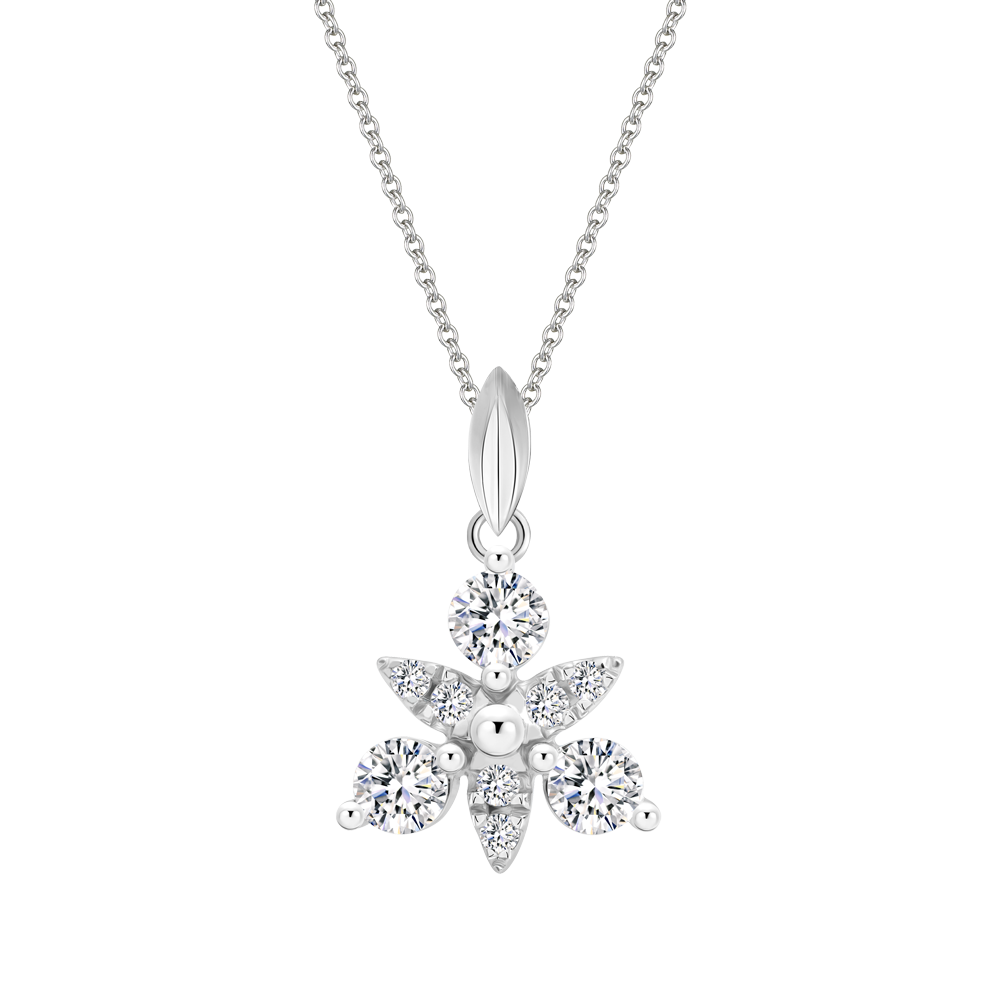 Mặt kim cương vàng 14K Holy 5p