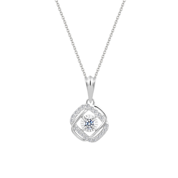 Mặt kim cương viên vàng 14K Findy