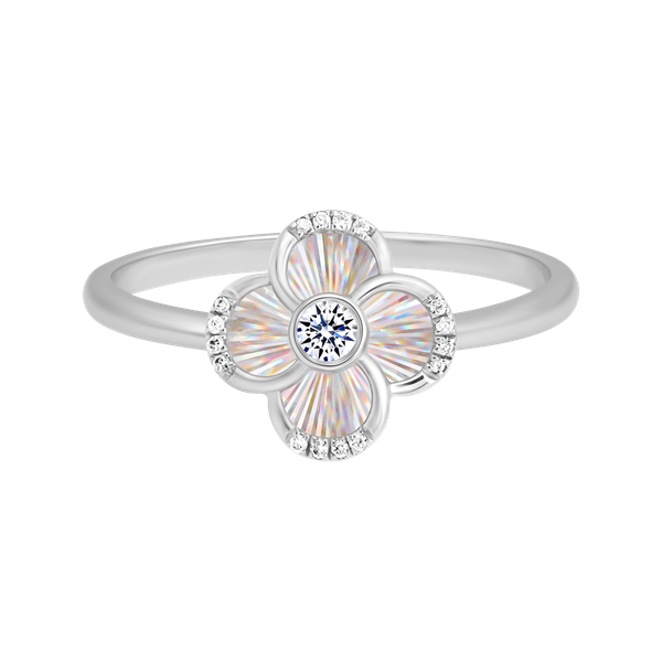 Nhẫn nữ kim cương viên vàng 14K Jeny A033 TD