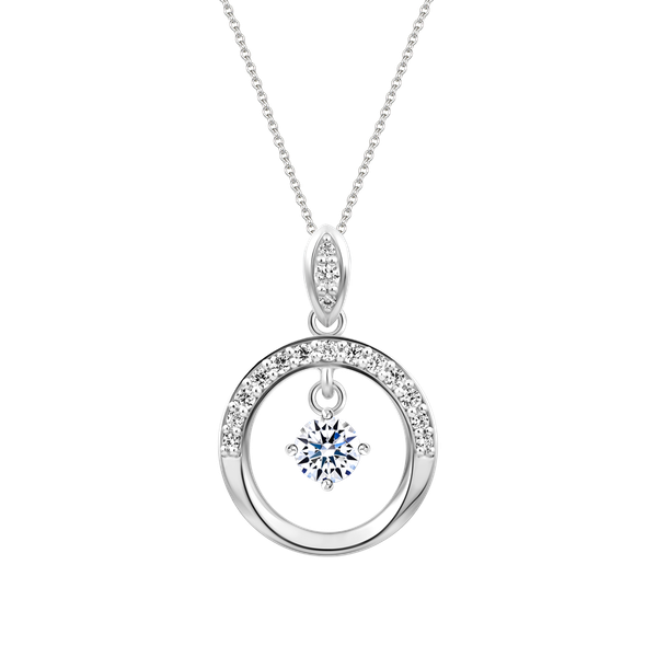 Mặt đính đá CZ vàng 10K Merry 5C