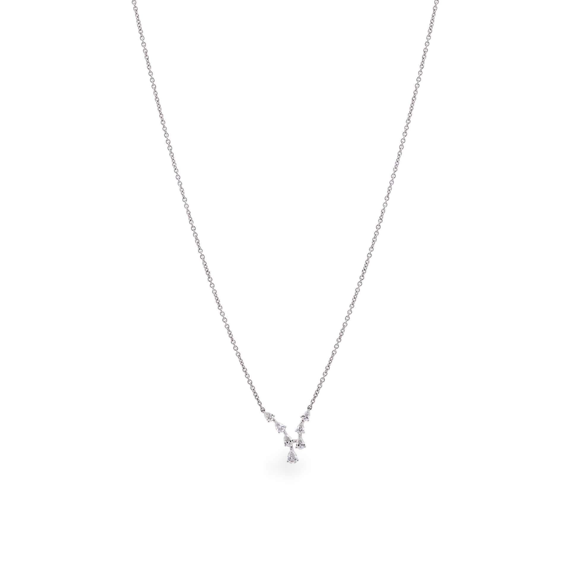 Dây liền mặt kim cương viên vàng 14K Jena A124 TD