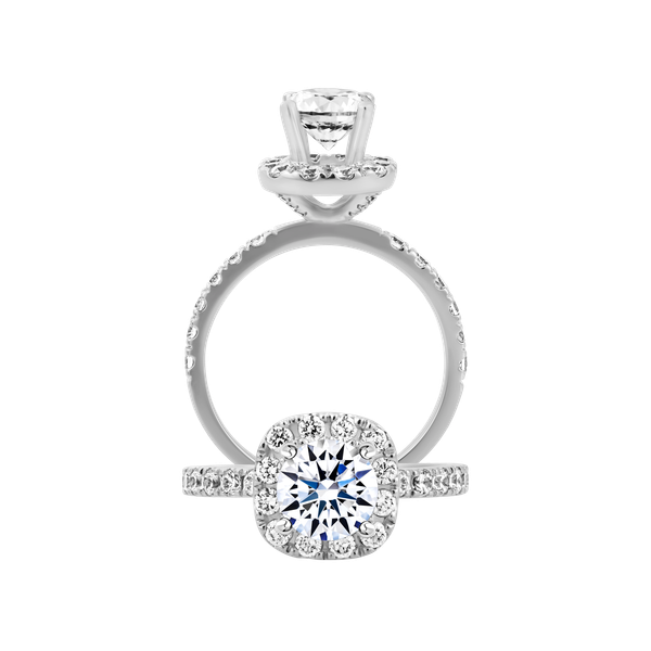 Nhẫn nữ đính đá CZ vàng 14K Regality 1CT