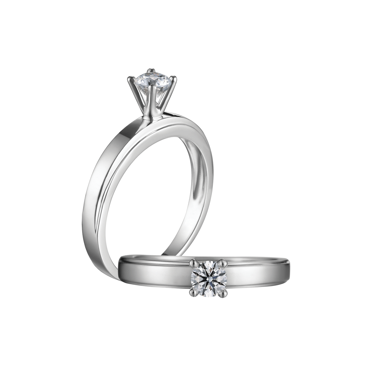 Nhẫn nữ kim cương vàng 14K Brawny N 10p GVRG0227147