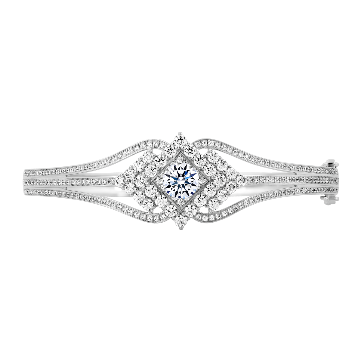 Vòng đeo tay đính đá CZ vàng 14K Dacing S 1CT