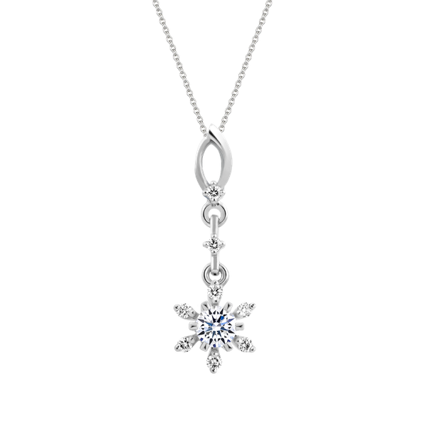 Mặt kim cương 8 Hearts & Arrows vàng 14K Elites N H&A 2C