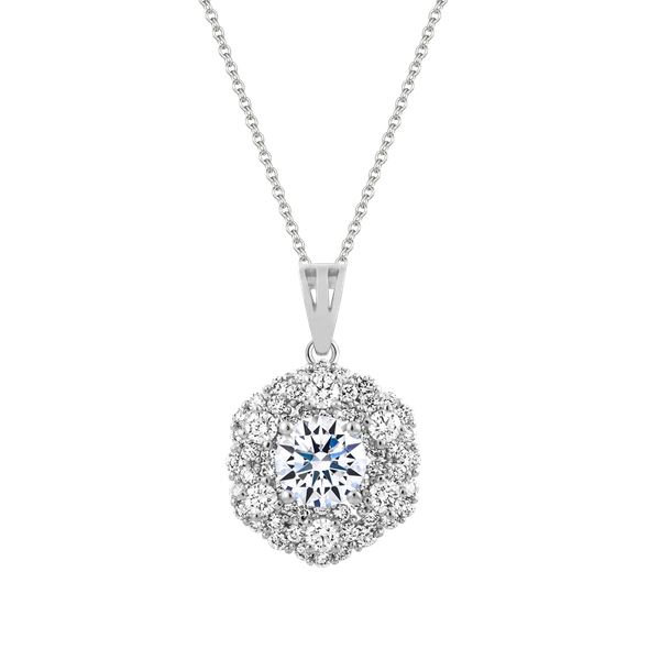 Mặt kim cương tấm vàng 14K Arlana N 5C