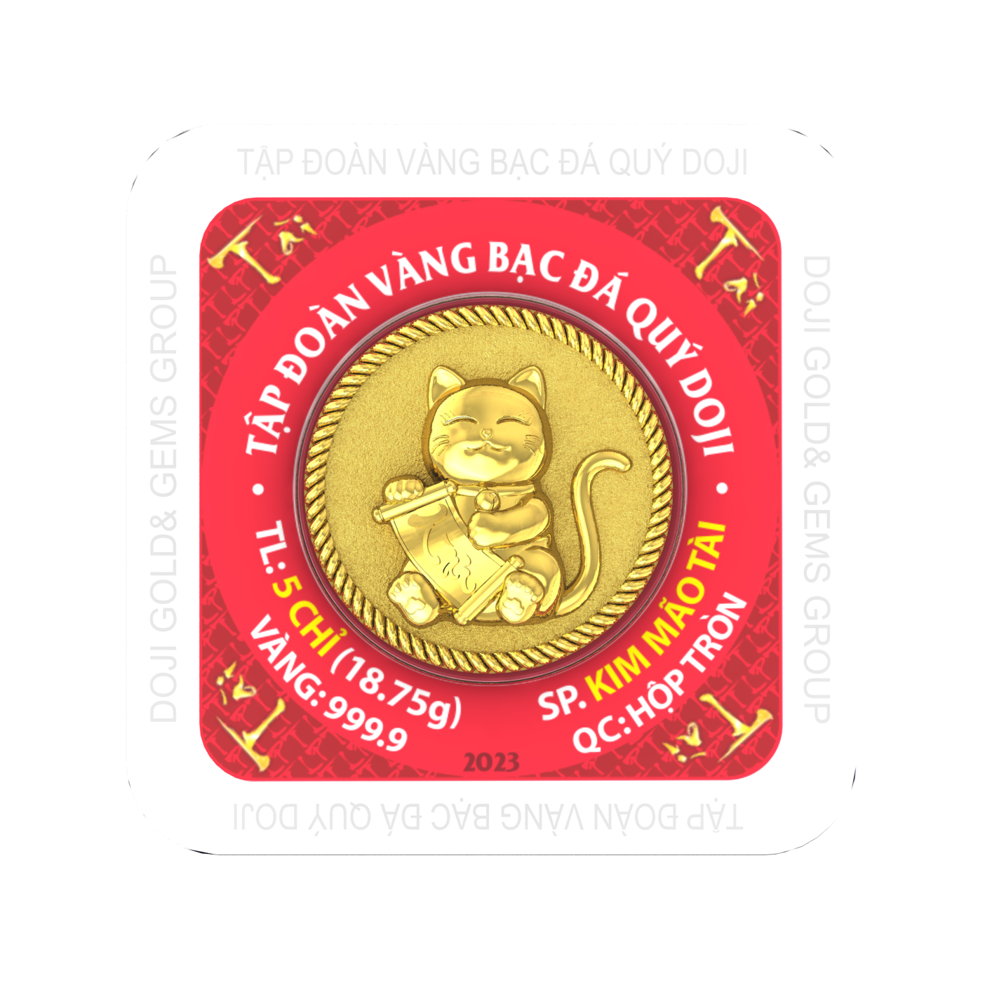 Vàng miếng - GC Kim Mão Chiêu Tài 5c