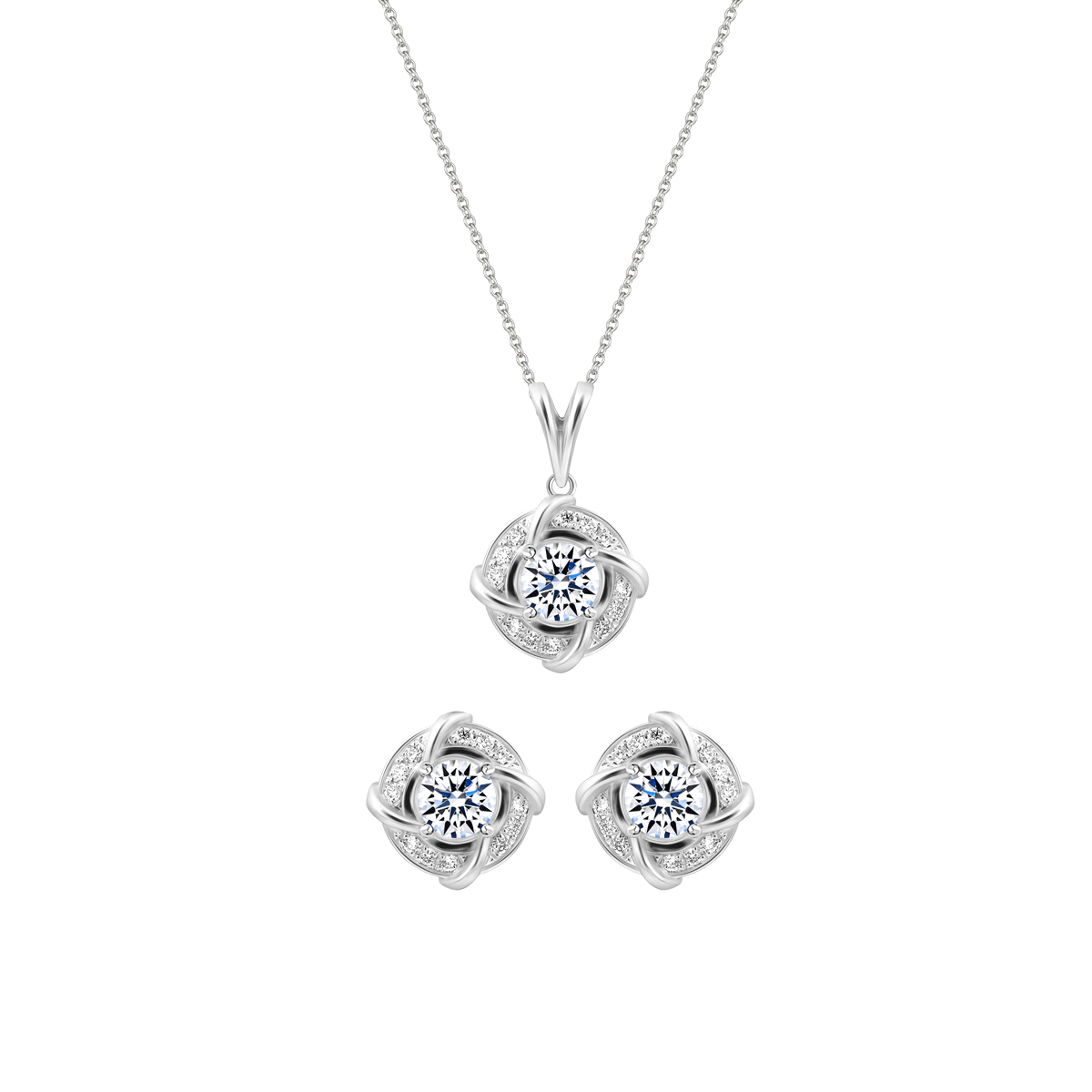 Bộ Trang Sức Hasmin V2 GIA 2C