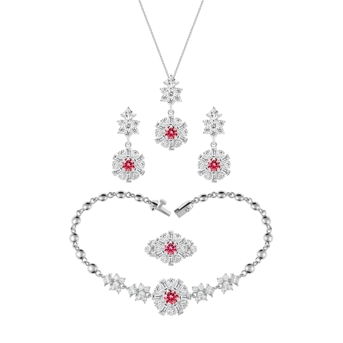 Bộ Trang Sức Brighty RED 5C