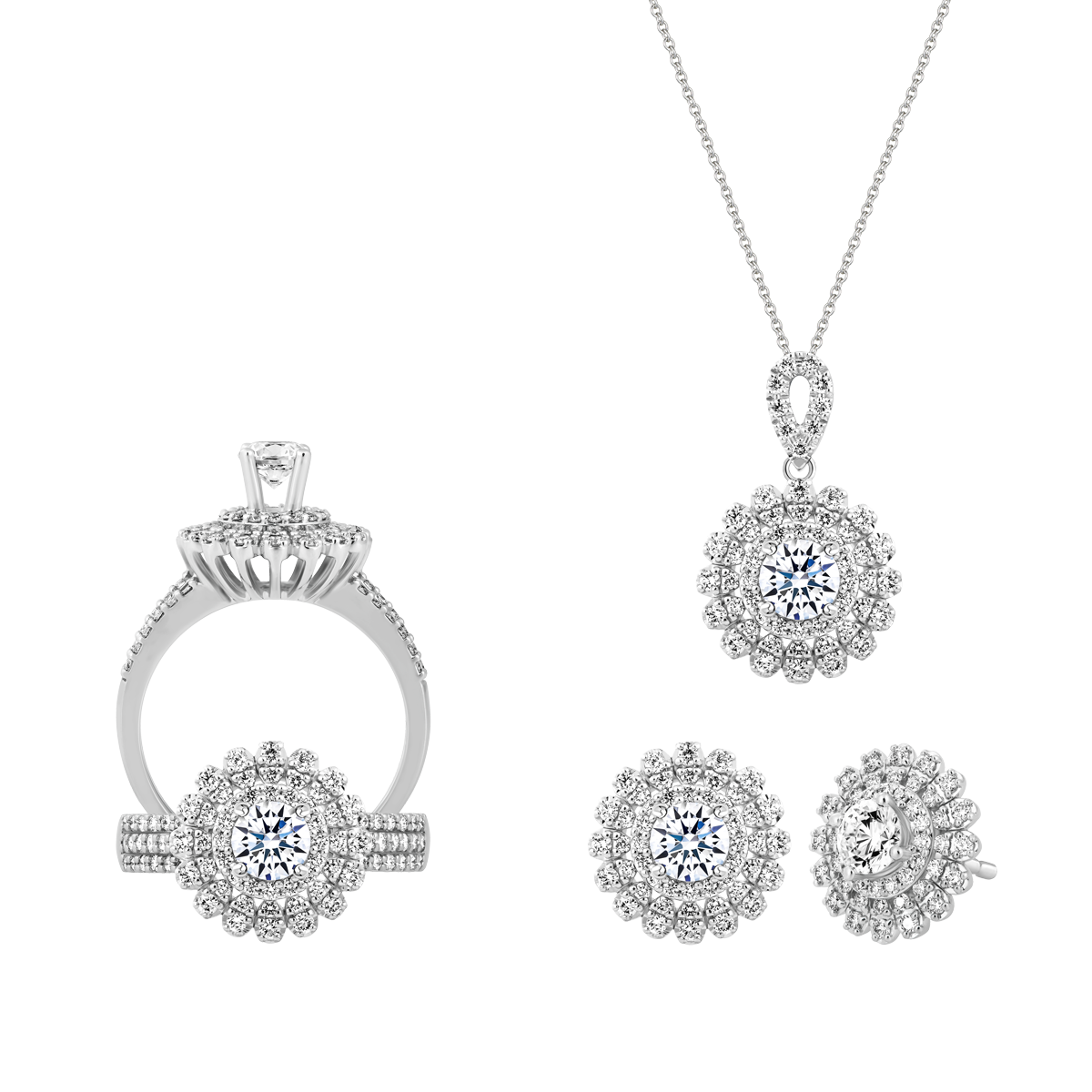 Bộ Trang Sức Glorious GIA 3C