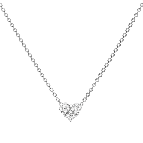 Dây liền mặt kim cương viên vàng 14K Jeny A022 TD