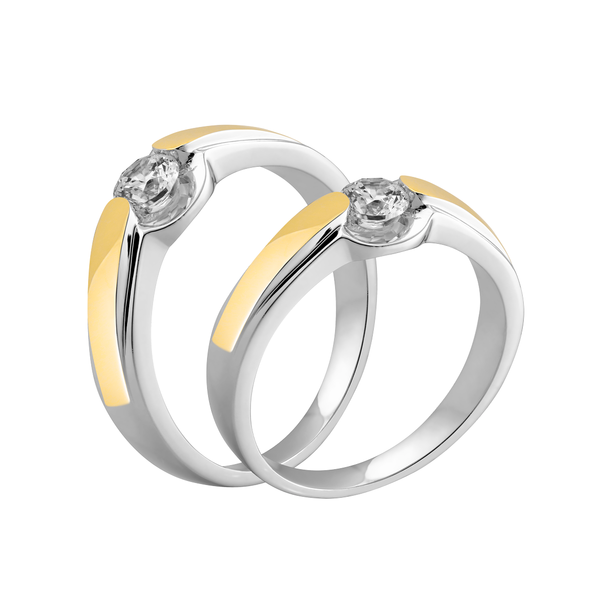 Nhẫn cưới nữ đính đá CZ vàng 14K Success N2C F GVRG0235293