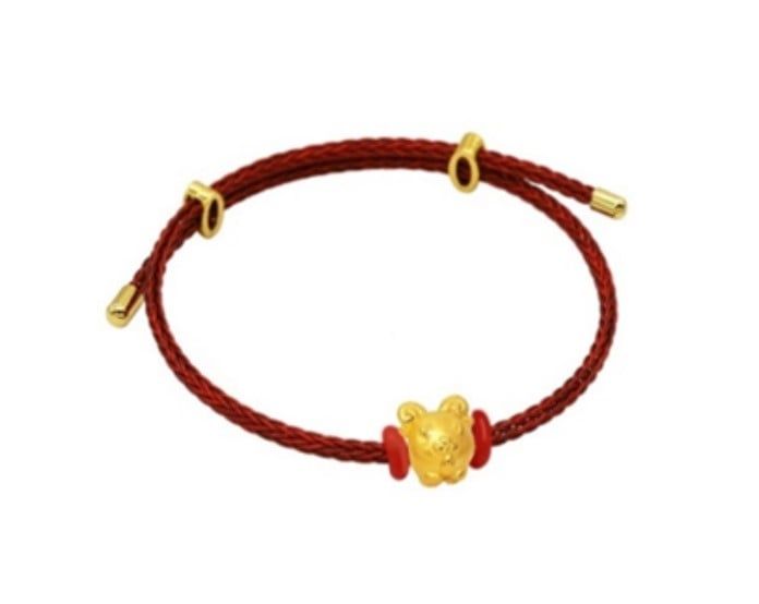 Lắc Vàng 24K Mystic Goat CB500193 5D