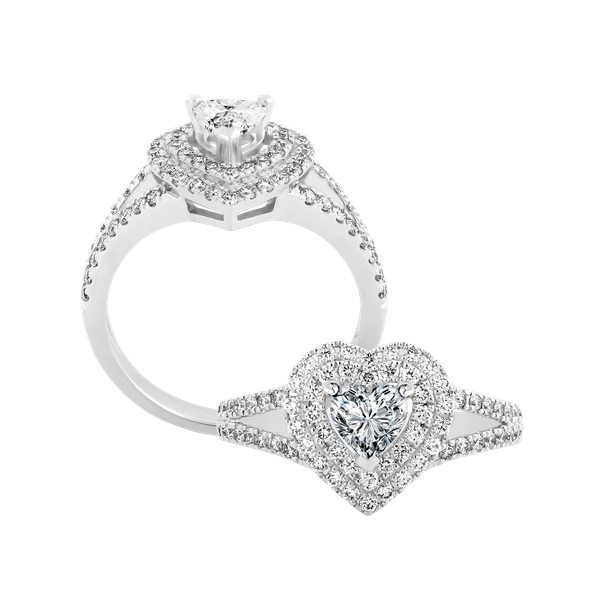 Nhẫn nữ kim cương viên vàng 14K Natable HR 3C