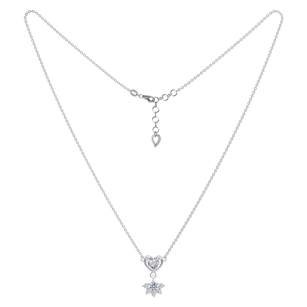 Dây liền mặt đính đá CZ vàng 18K Willing HR 2C