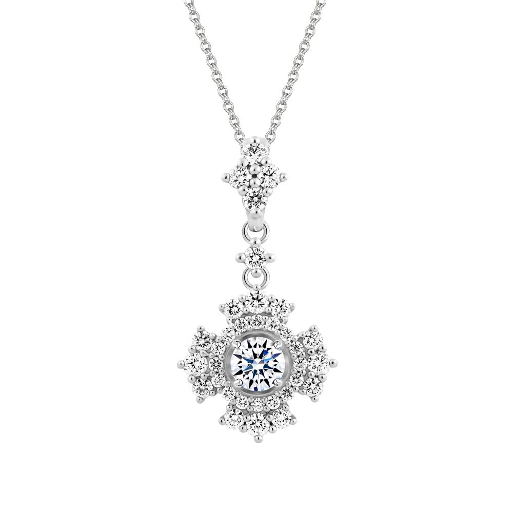 Mặt kim cương tấm vàng 14K Karina N 3C