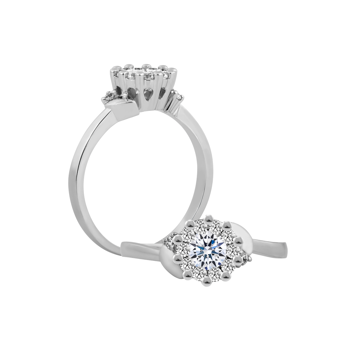 Nhẫn nữ đính đá CZ vàng 10K Summer 3C