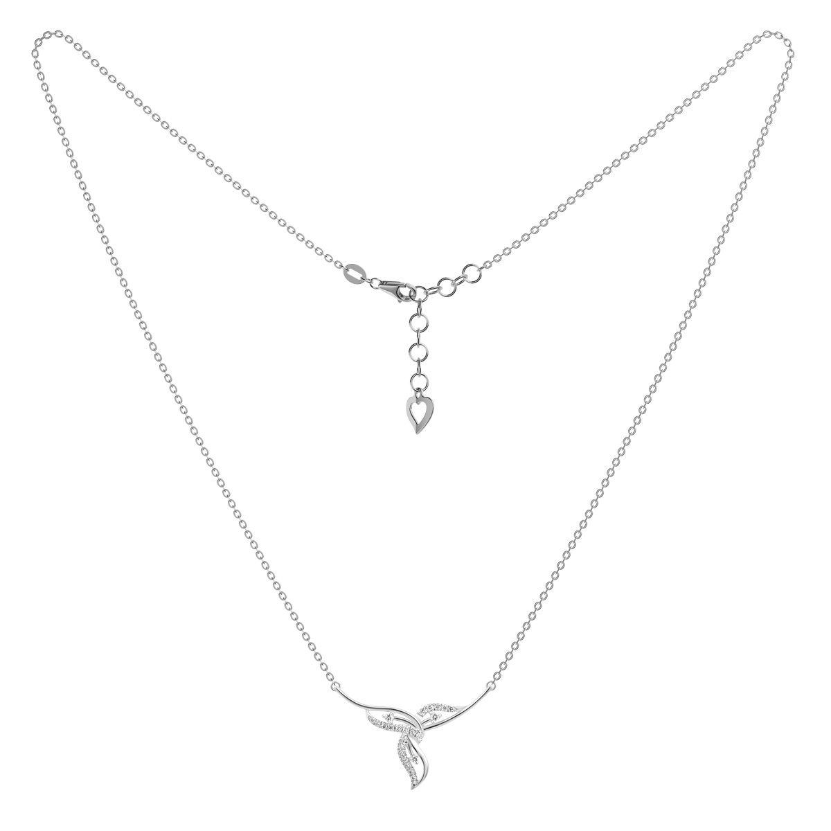 Dây liền mặt kim cương viên vàng 14K Jamaica
