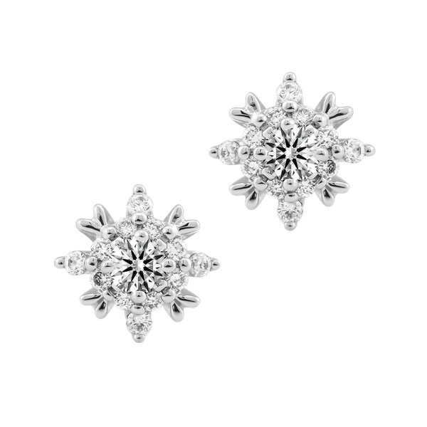 Hoa tai kim cương vàng 14K Glomeration 5p GVER0088464