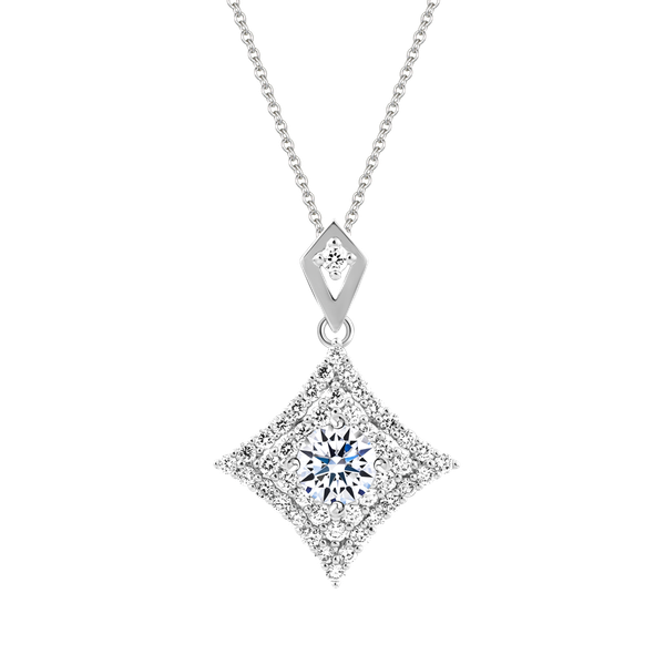 Mặt kim cương tấm vàng 14K Universing 2C