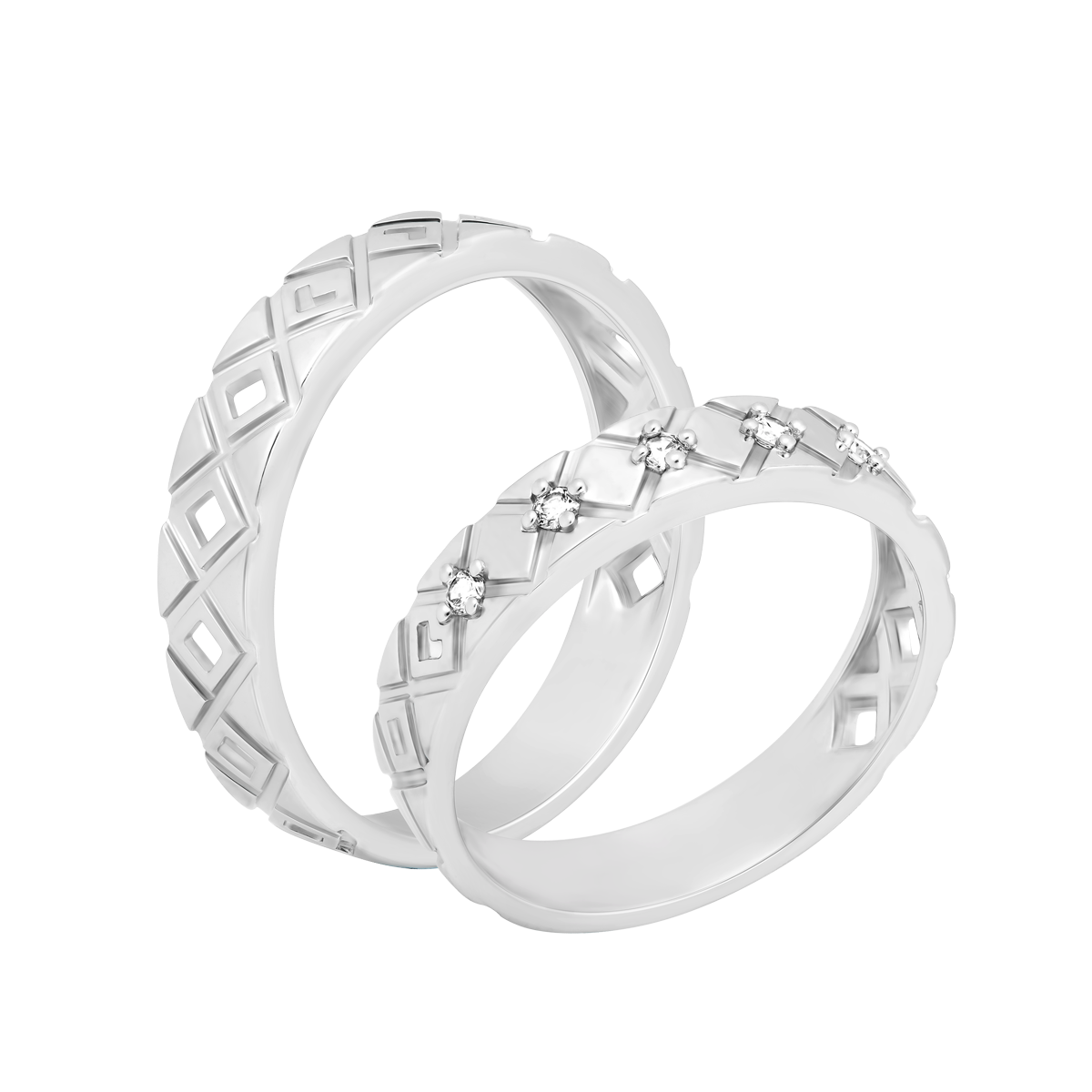 Nhẫn cưới nam vàng 14K Reliably M