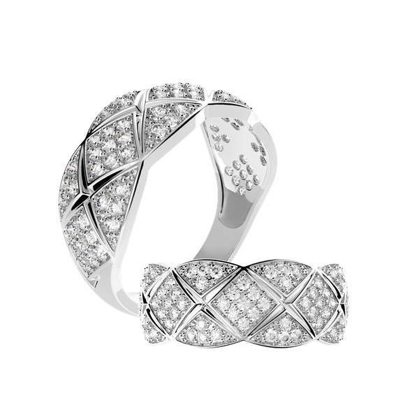 Nhẫn nữ kim cương viên vàng 18K Valor