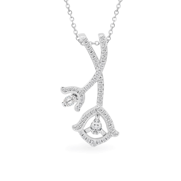 Mặt kim cương viên vàng 14K Jena A076 TD