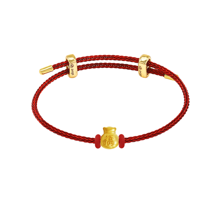 Lắc Vàng 24K Golden Purse CB500056 5D