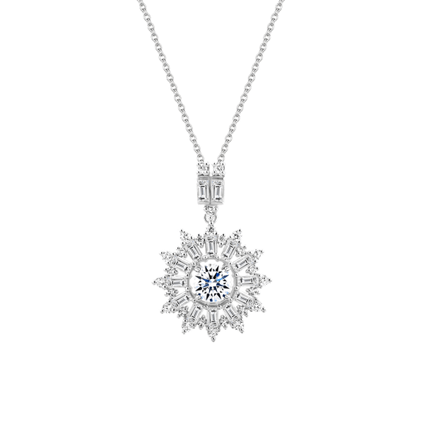 Mặt đính đá CZ vàng 14K Glamoured 5C