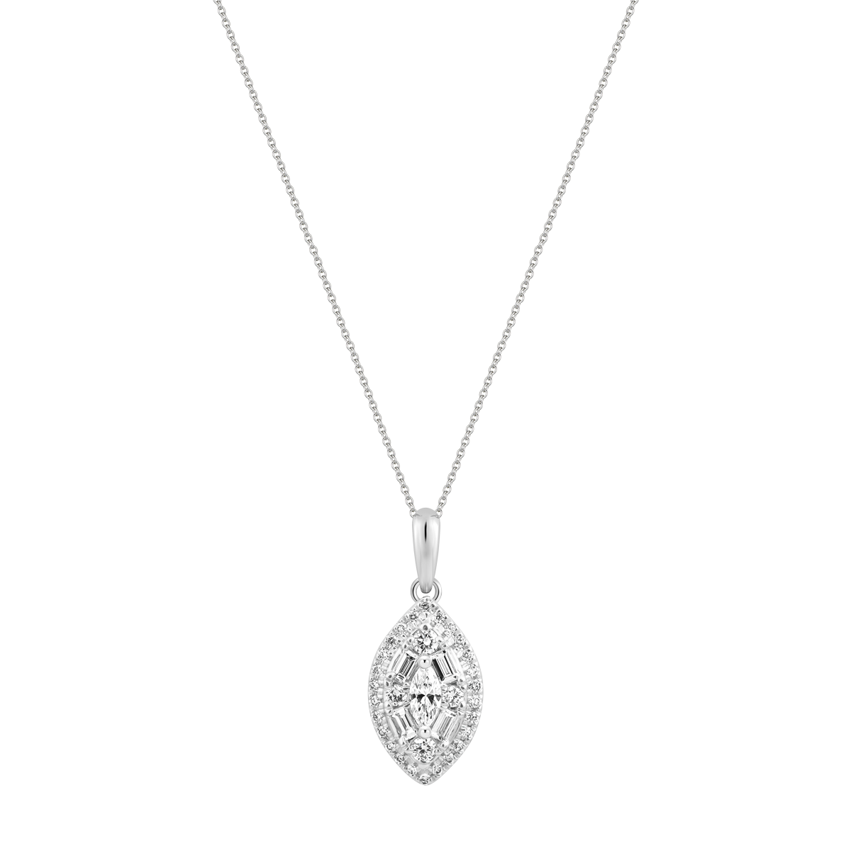 Mặt kim cương viên vàng 14K Jeny A026 TD