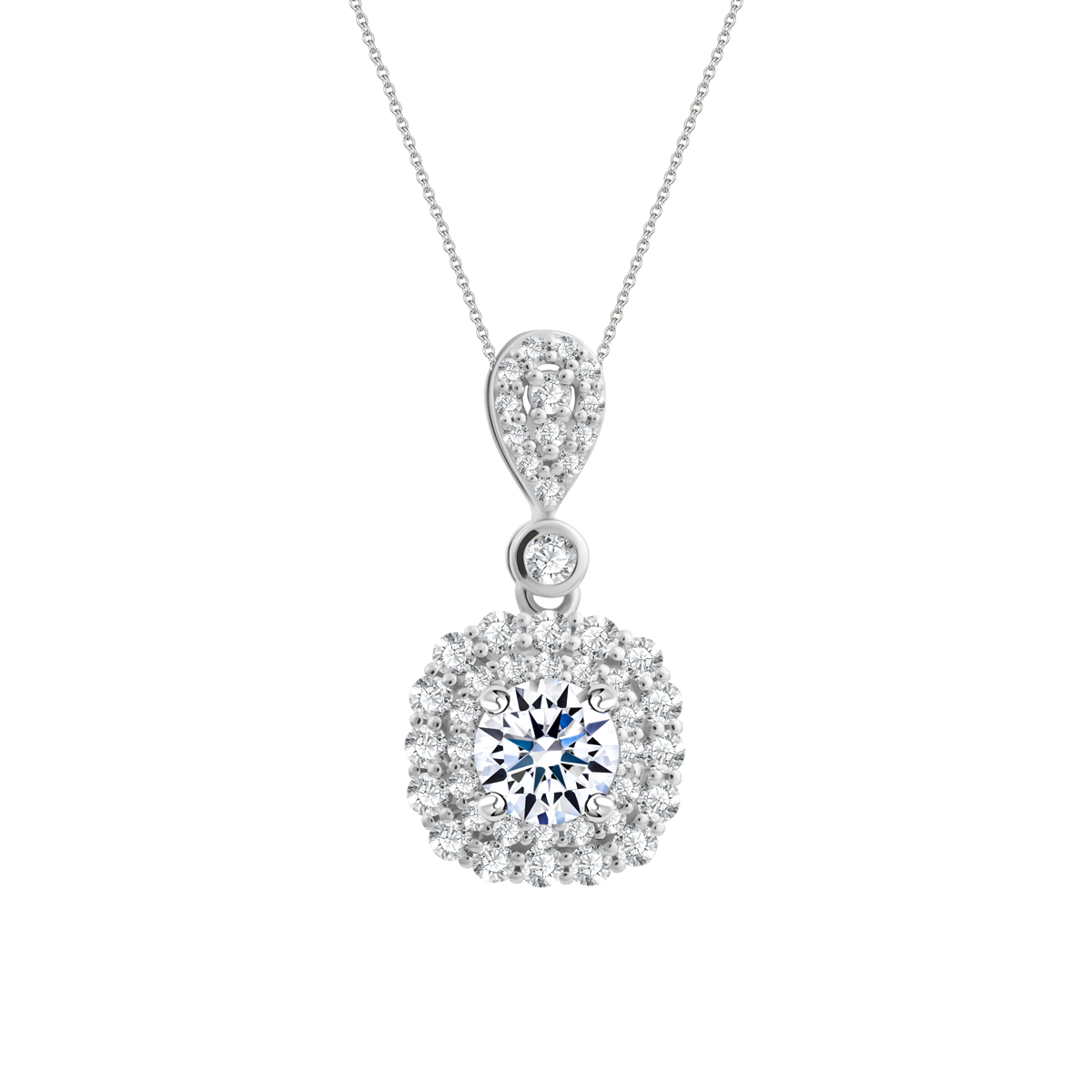 Mặt kim cương tấm vàng 14K Regaly 5C