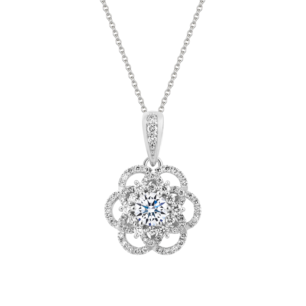 Ổ mặt kim cương tấm vàng 14K Canation 3C