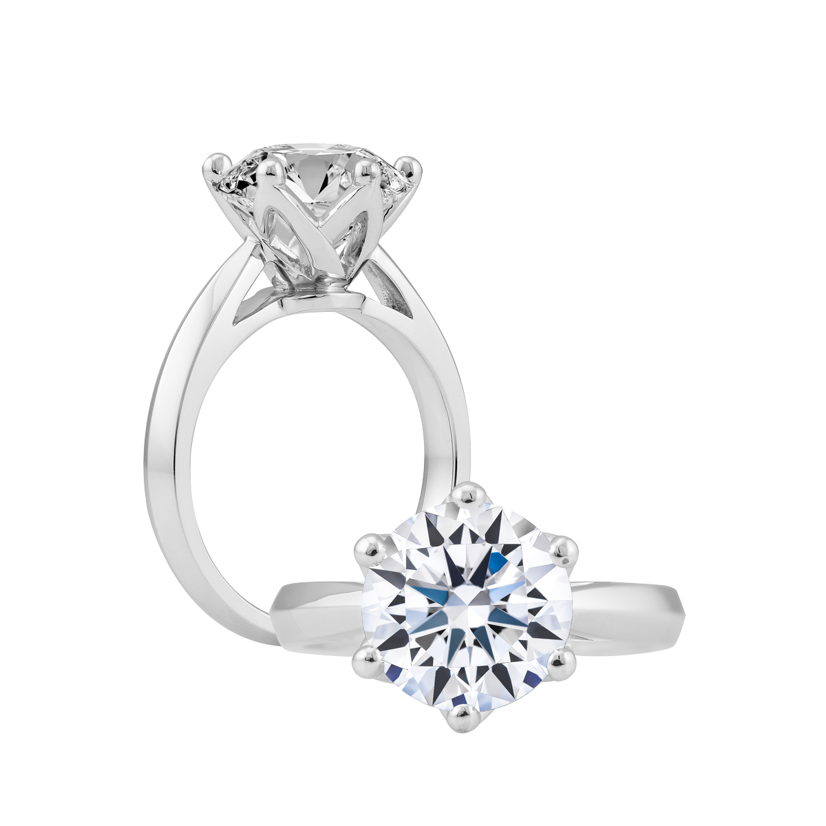 Nhẫn nữ đính đá CZ vàng 14K Torrance 2CT