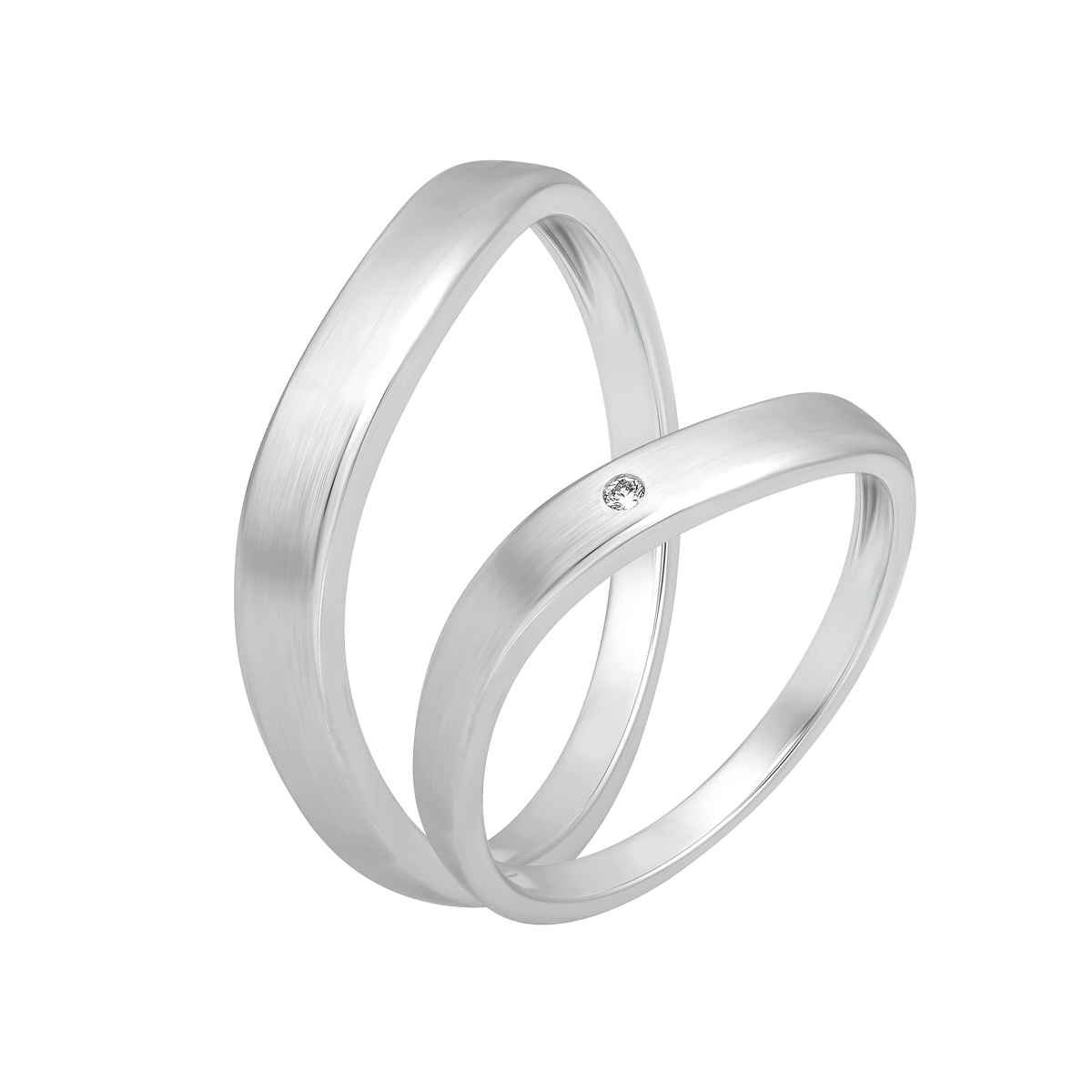 Nhẫn cưới nam vàng 14K Sensible M