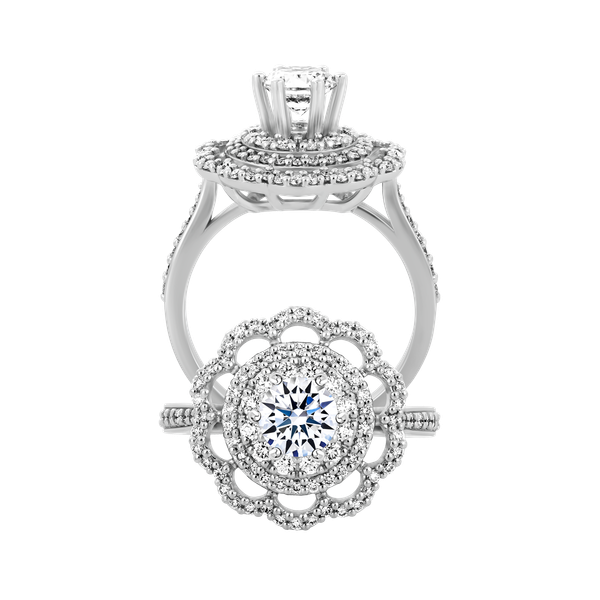 Nhẫn nữ đính đá CZ vàng 10K Sunflower WS 5C