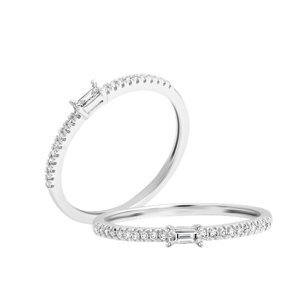 Nhẫn nữ kim cương viên vàng 14K Jena A223 TD