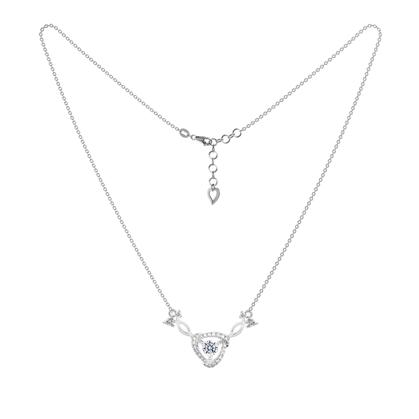 Dây liền mặt kim cương 8 Hearts & Arrows vàng 14K Ulani H&A 2C GVNL0006685