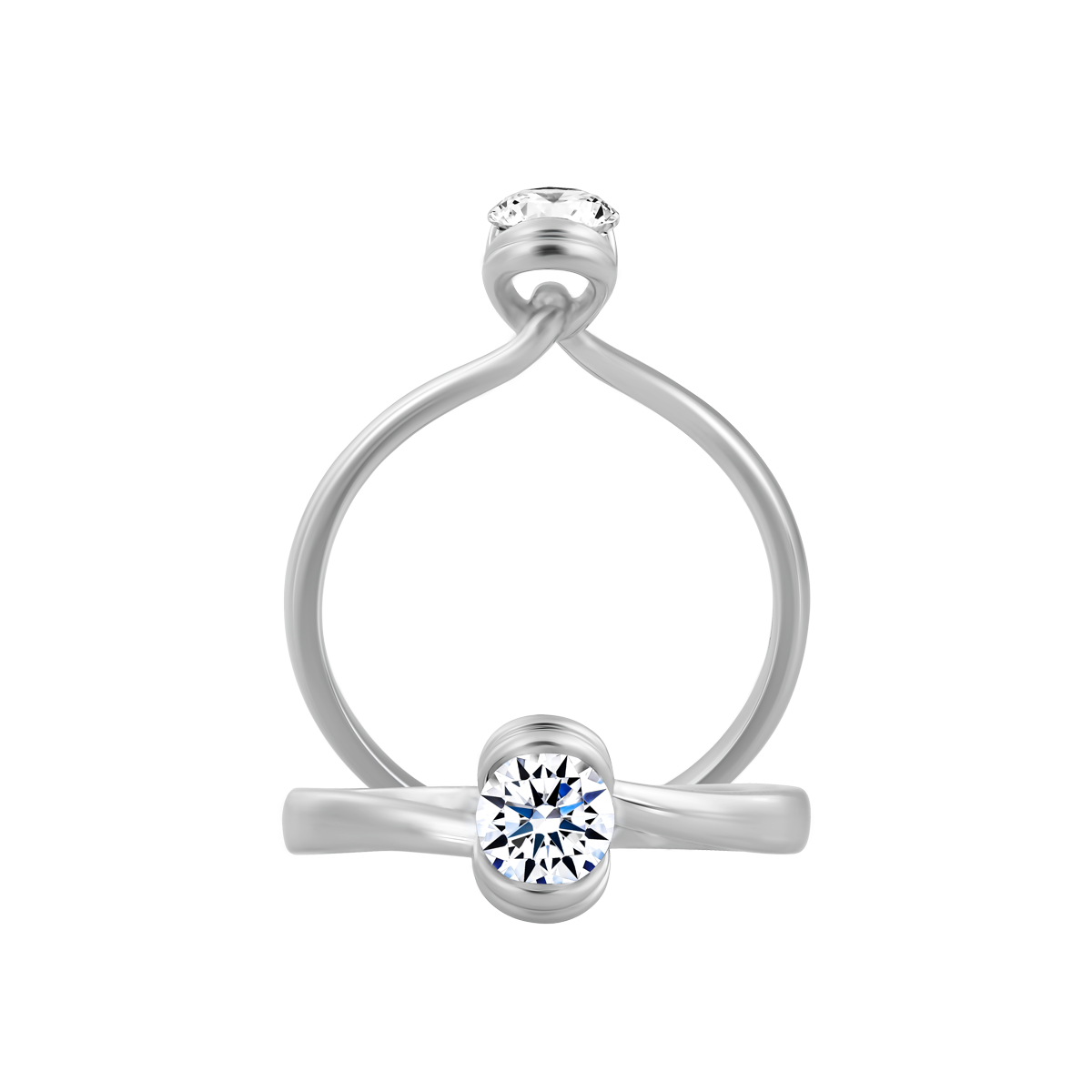 Ổ nhẫn nữ vàng 18K Chuffed 3C