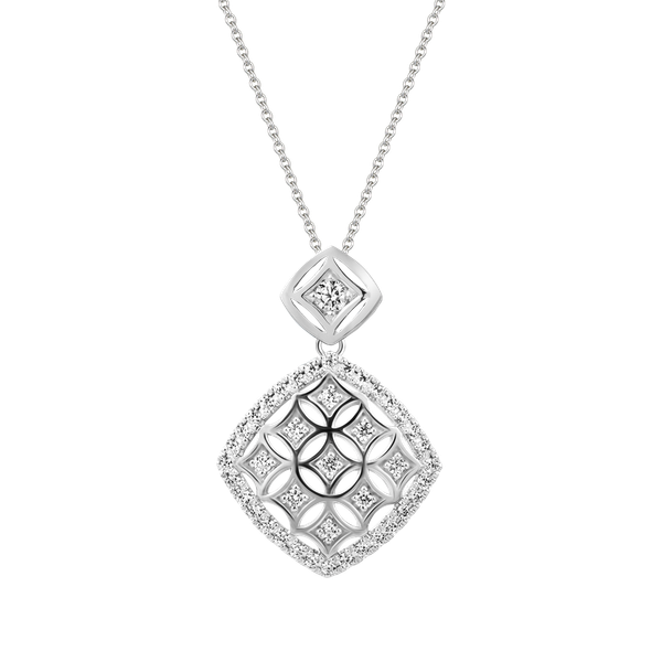 Mặt đính đá CZ vàng 14K Constancy