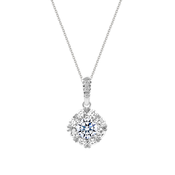 Mặt đính đá CZ vàng 14K Jaminary 2C