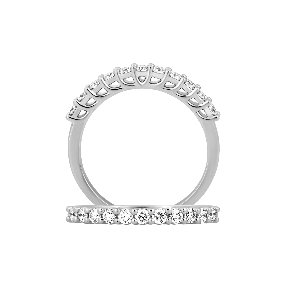 Nhẫn nữ kim cương viên vàng 14K Natalia U