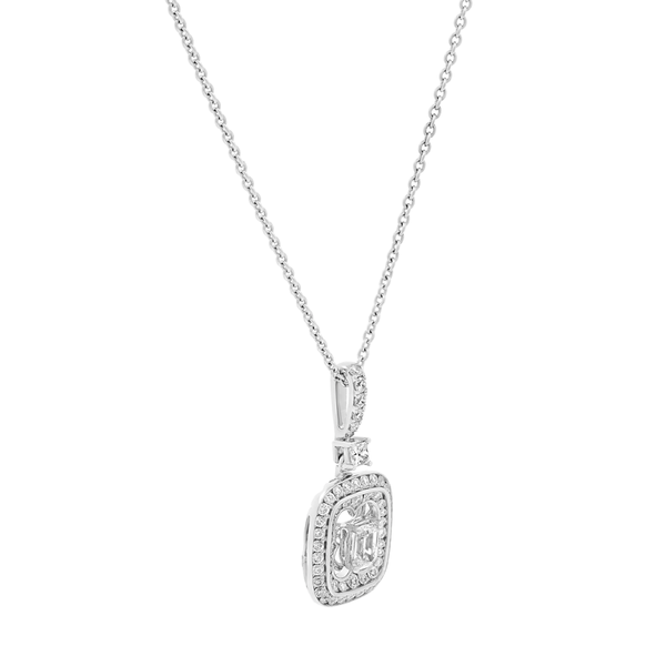 Dây liền mặt kim cương viên vàng 18K Jena A516 TD