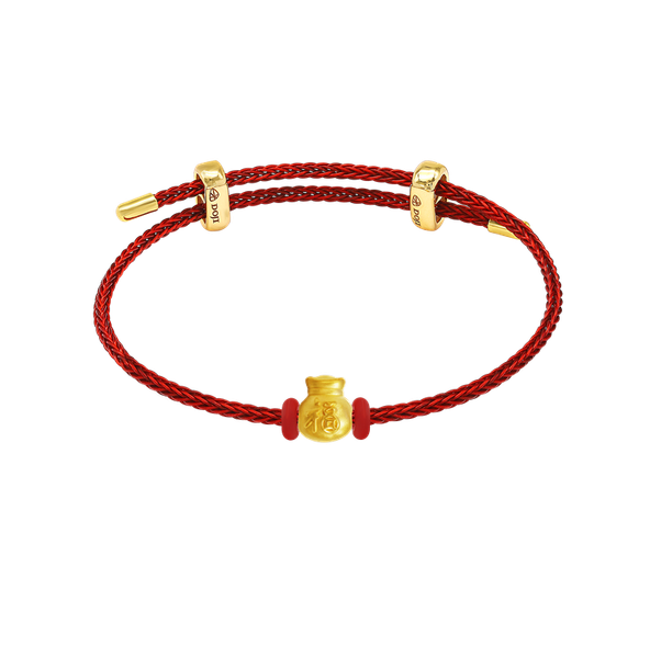 Lắc Vàng 24K Golden Purse CB500056 5D