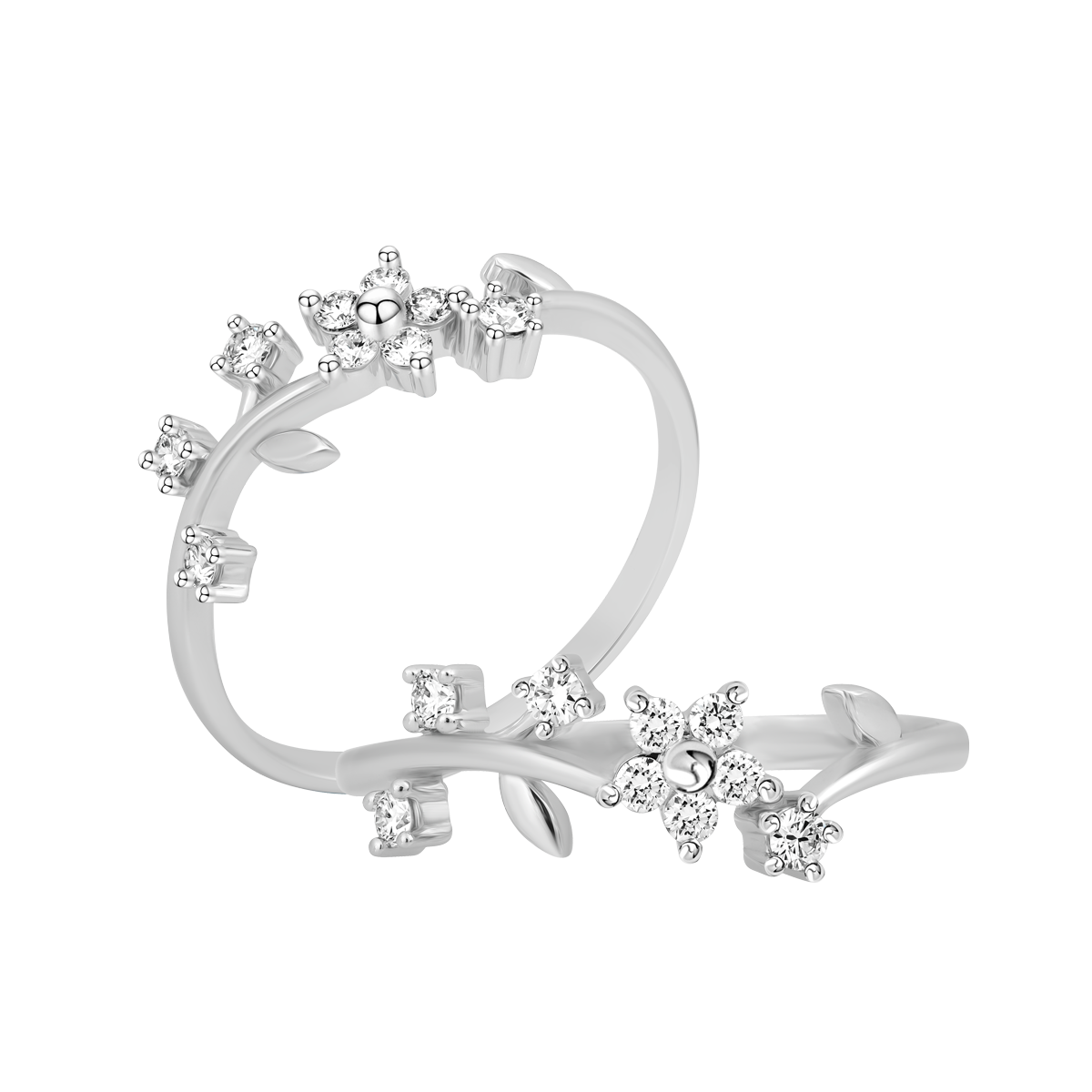 Nhẫn nữ kim cương viên vàng 14K Lauren TD