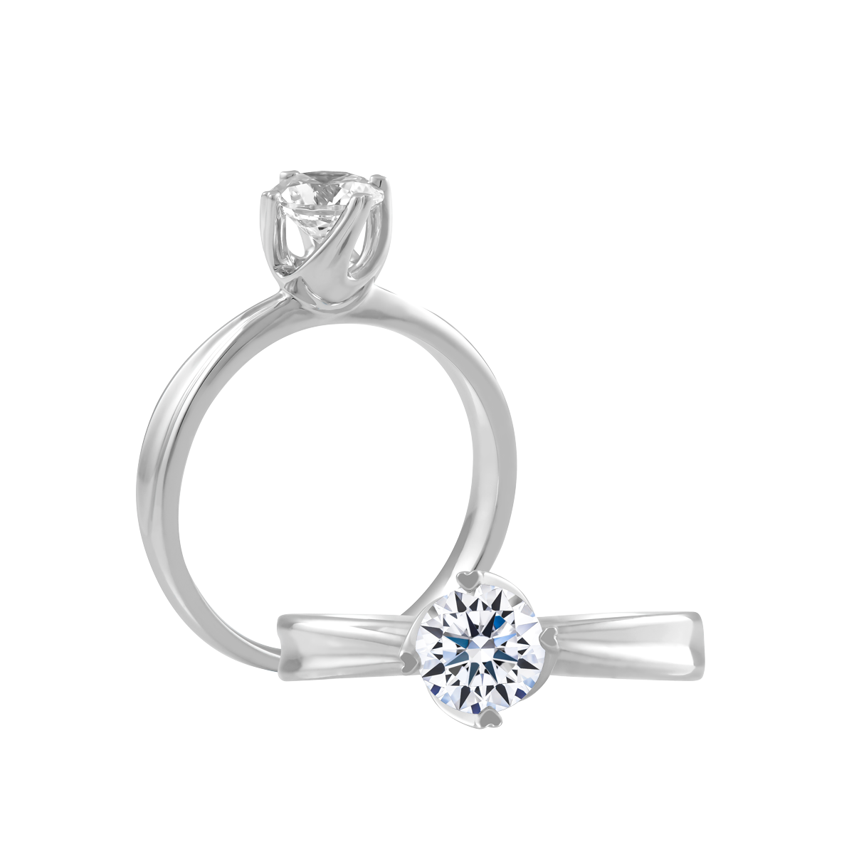 Nhẫn nữ đính đá CZ vàng 14K Tuccia 3C